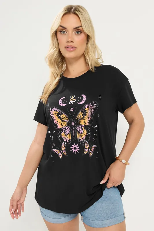 Butterfly Print T-Shirt