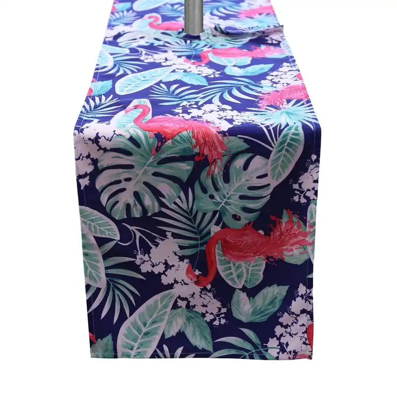 Flamingo Water Repellant Table Runner - Luxury Living
