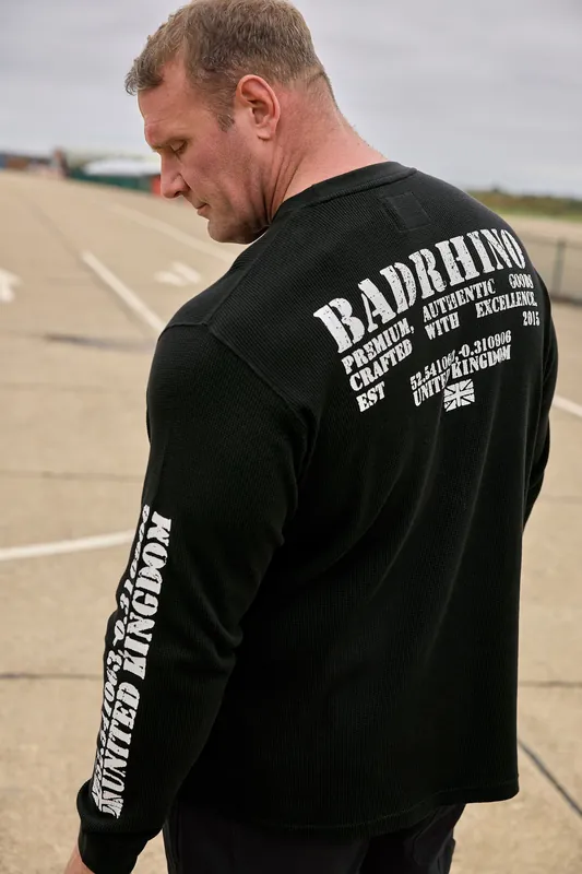 Military Waffle Long Sleeve T-Shirt