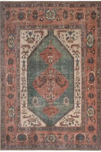 80x150cm Terracotta Washable Indoor Doormat Front Door Entrance Rug - Kukoon