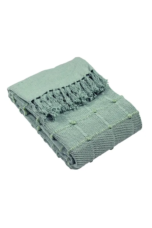 Motti Woven Tufted Stripe Throw - Furn