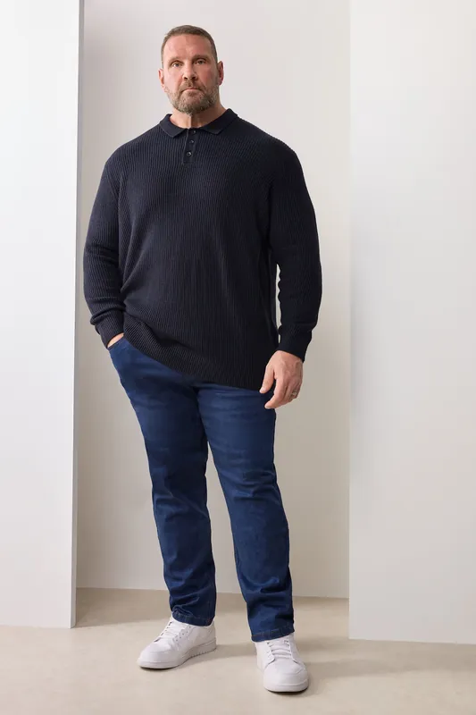 Chunky Knit Collared Jumper - BadRhino