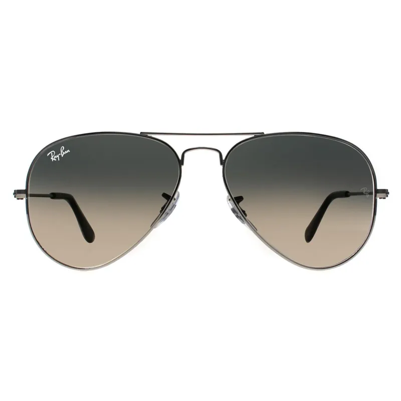 Aviator Silver Grey Gradient Aviator 3025 Sunglasses - Ray-Ban
