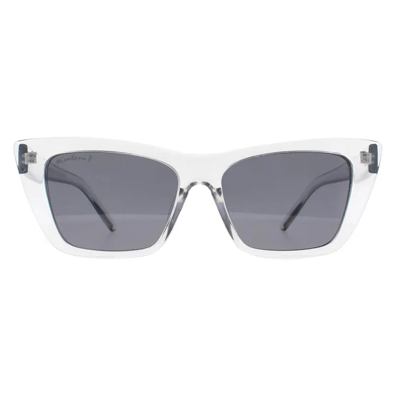 Cat Eye Shiny Grey Smoke Polarized MP64 - montana