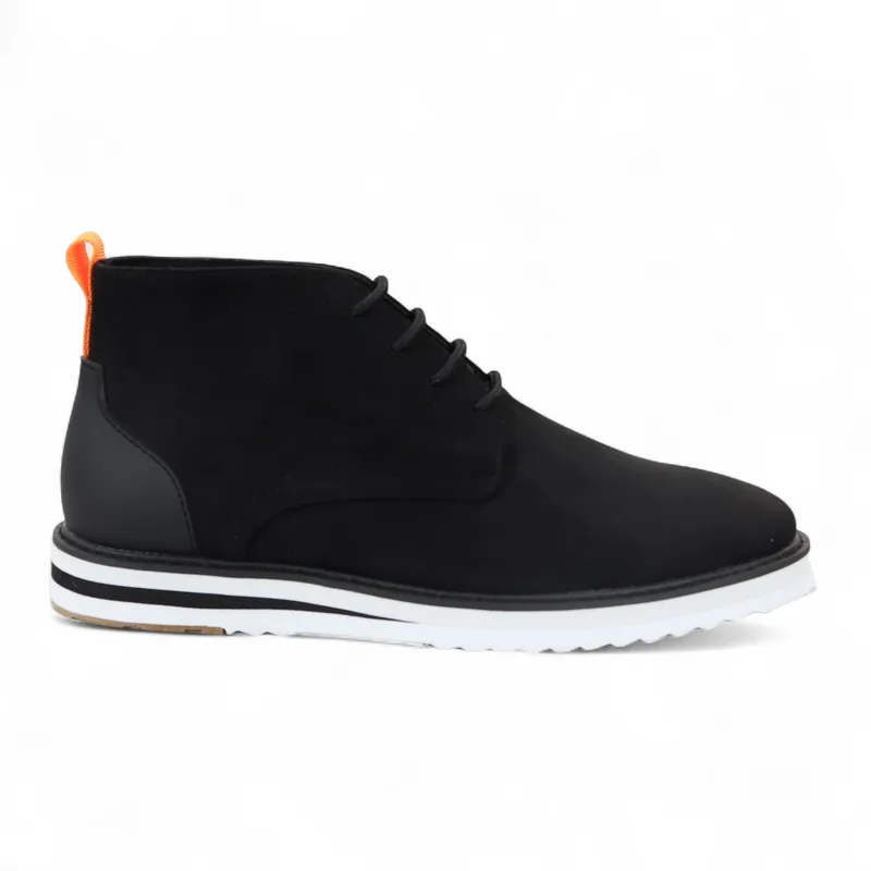 Suede Lace-Up Ankle Desert Boots