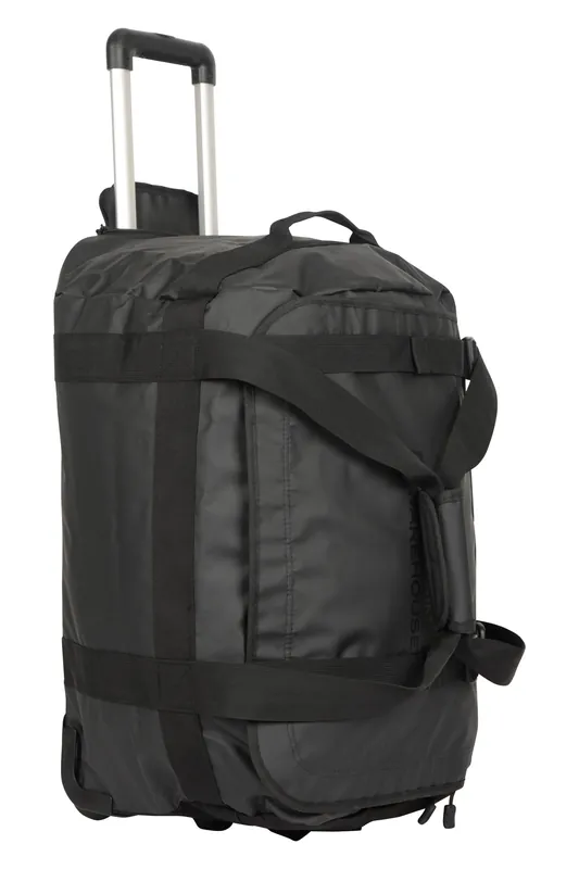 'Cargo' 60L Durable Large Zipped Inner Mesh Pocket Wheelie Bag - Mountain Warehouse