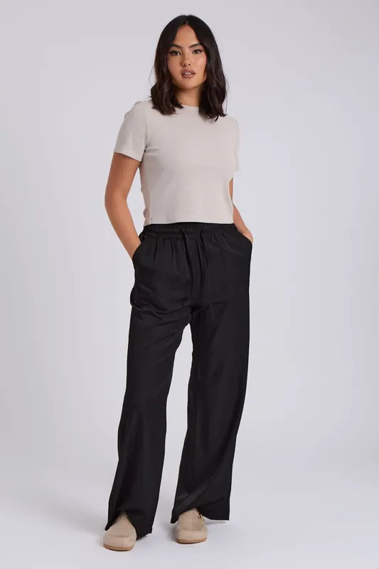 Drawstring Wide Leg Trousers - Urban Bliss