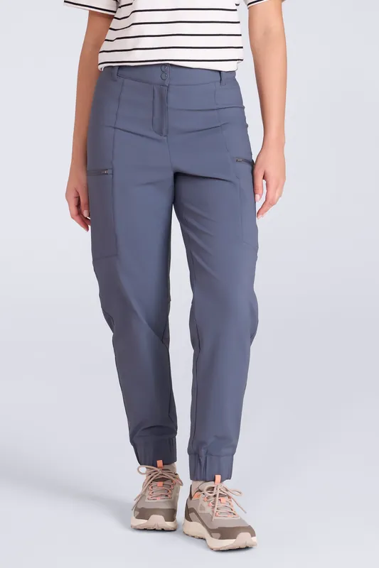 'Ridge' Water Resistant Casual Relaxed Fit Barrel Leg Hiking Trouser - Mountain Warehouse