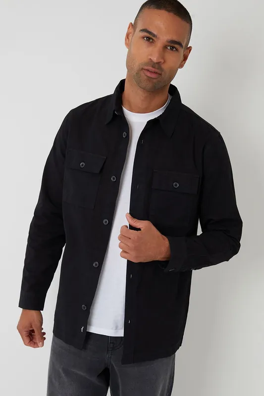 Lightweight Cotton Shacket - Threadbare