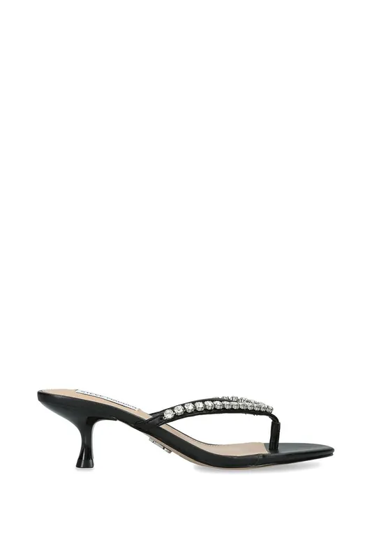 'Slater Black' Sandals - STEVE MADDEN