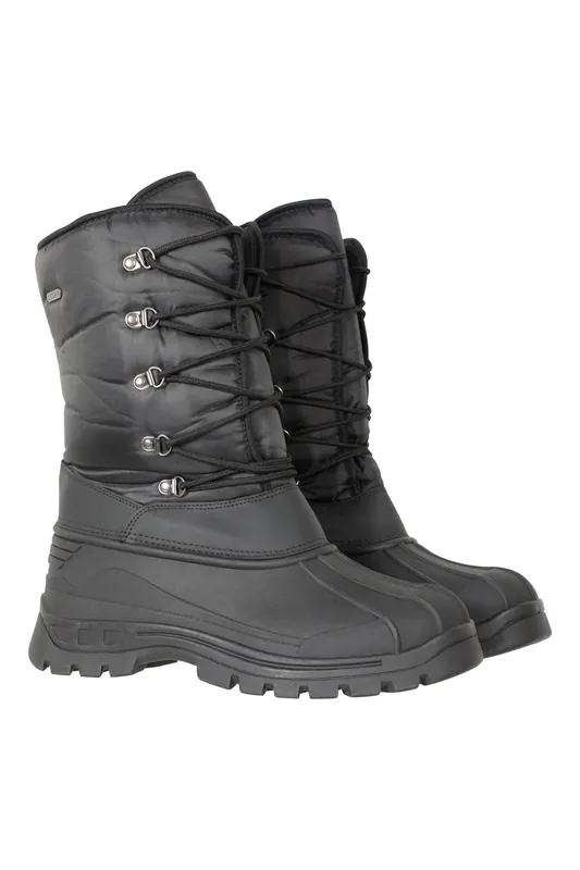 'Plough' Breathable Water Resistant Insulated Lining Snow Boots - Mountain Warehouse