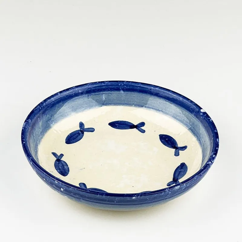 Ceramic Serving Bowl - Medium - Fish