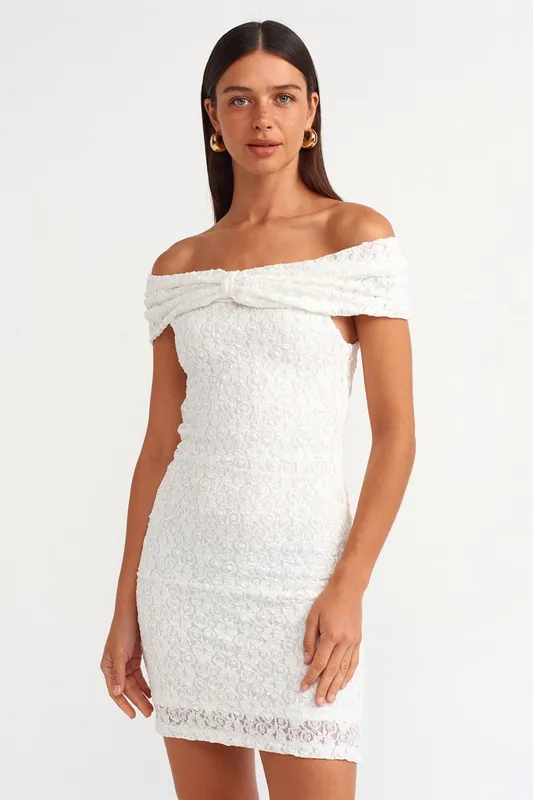 Bodycon Mini Lace Dress - Dilvin