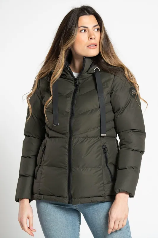 Quilted Puffer Jacket - Tokyo Laundry