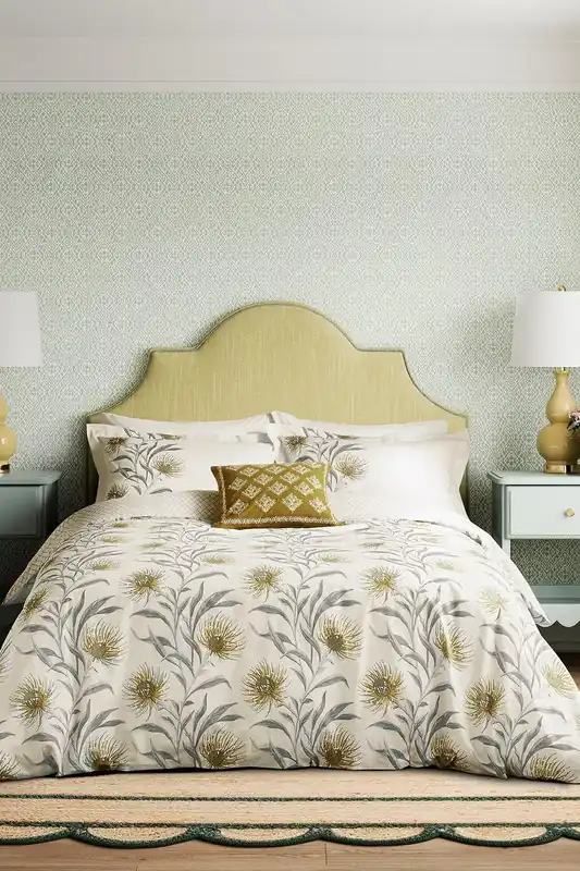 'Catherinae' Cotton Duvet Cover Set - Sanderson