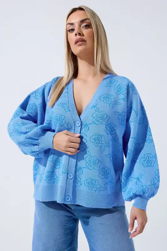 Rose Knitted Cardigan - Yours