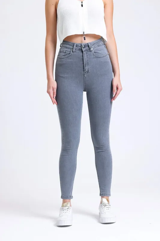 High Waist Skinny Jeans - Hiccup