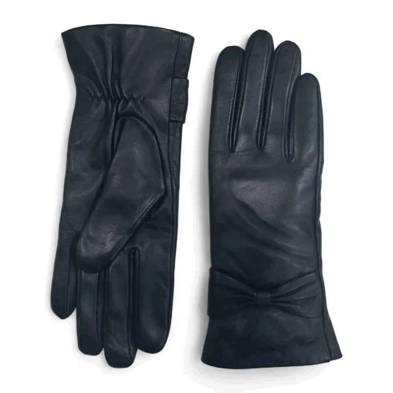 Leather Gloves Winter Warm Lined Touchscreen - TruClothing