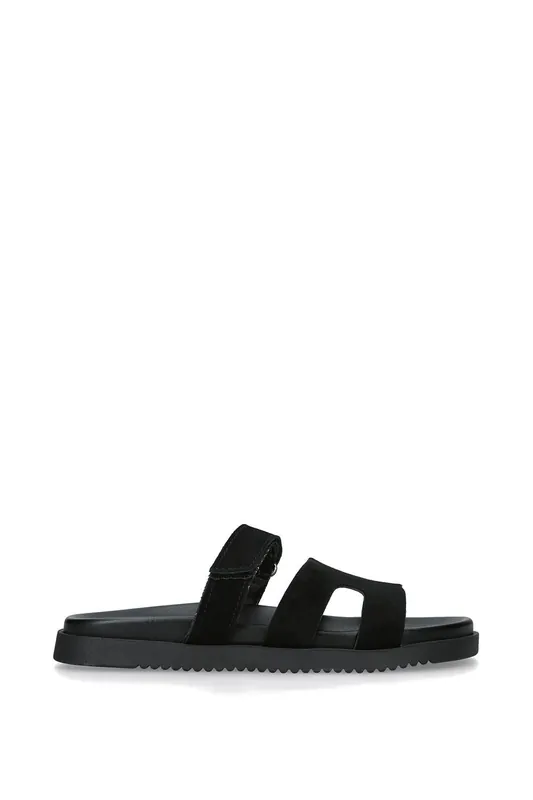 'Missile E 015' Suede Sandals - STEVE MADDEN