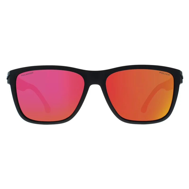 Rectangle Matte Grey Multilayer Red Polarized SPLB38E Tailwind 3 - Police