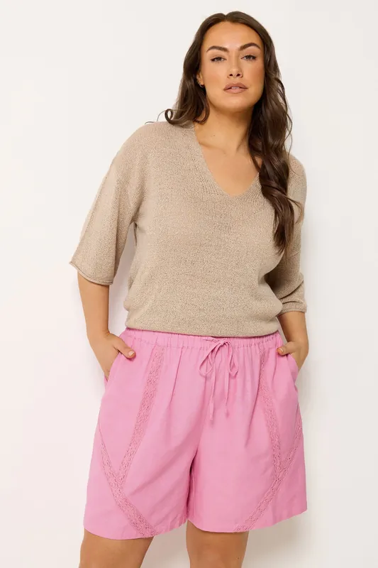 Crochet Drawstring Shorts - Yours