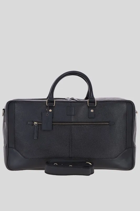 'Calvin' Real Leather Holdall Weekend Bag - Ashwood Leather