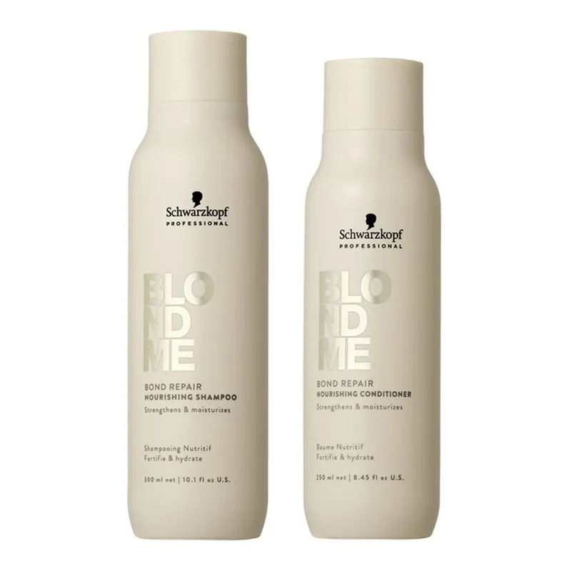 Blondme Bond Repair Nourishing Shampoo Conditioner Duo - Schwarzkopf