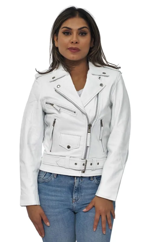Cowhide Brando Leather Biker Jacket-Murcia