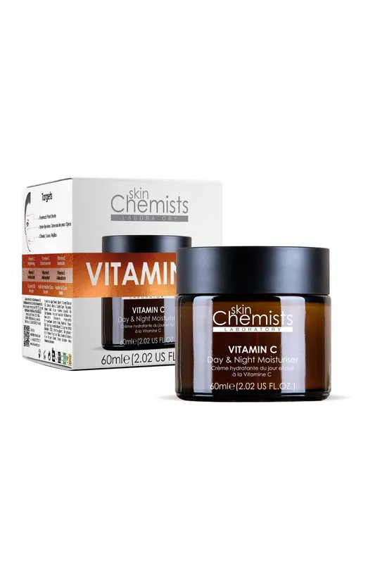 Vitamin C Anti-Ageing Day & Night Moisturiser 60ml for Brightening and Radiance
