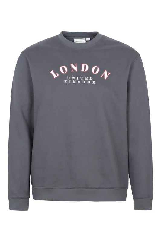 London' Warm Comfortable Lightweight Casual Crew Neck Sweatshirt - Mountain Warehouse