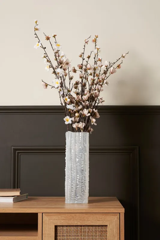 Milky Glass Vase - BHS