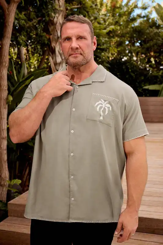 Heavyweight Embroidered Shirt - BadRhino