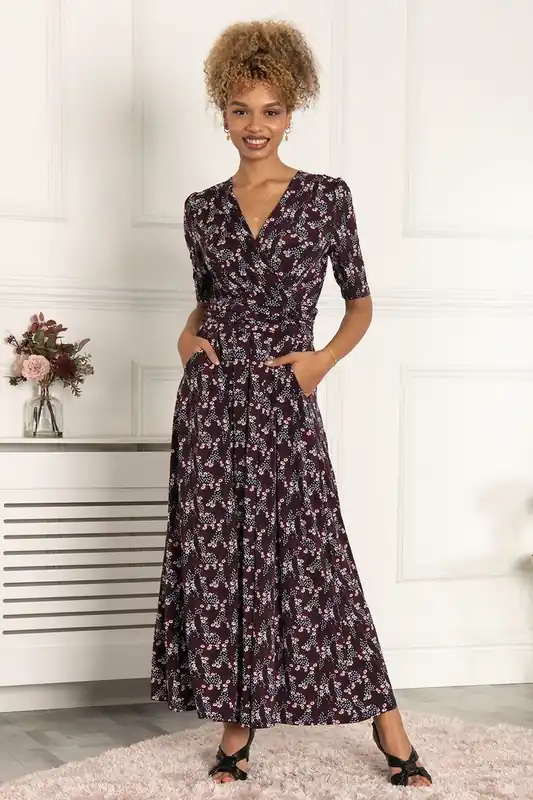 Calais Half Sleeve Maxi Dress - Jolie Moi