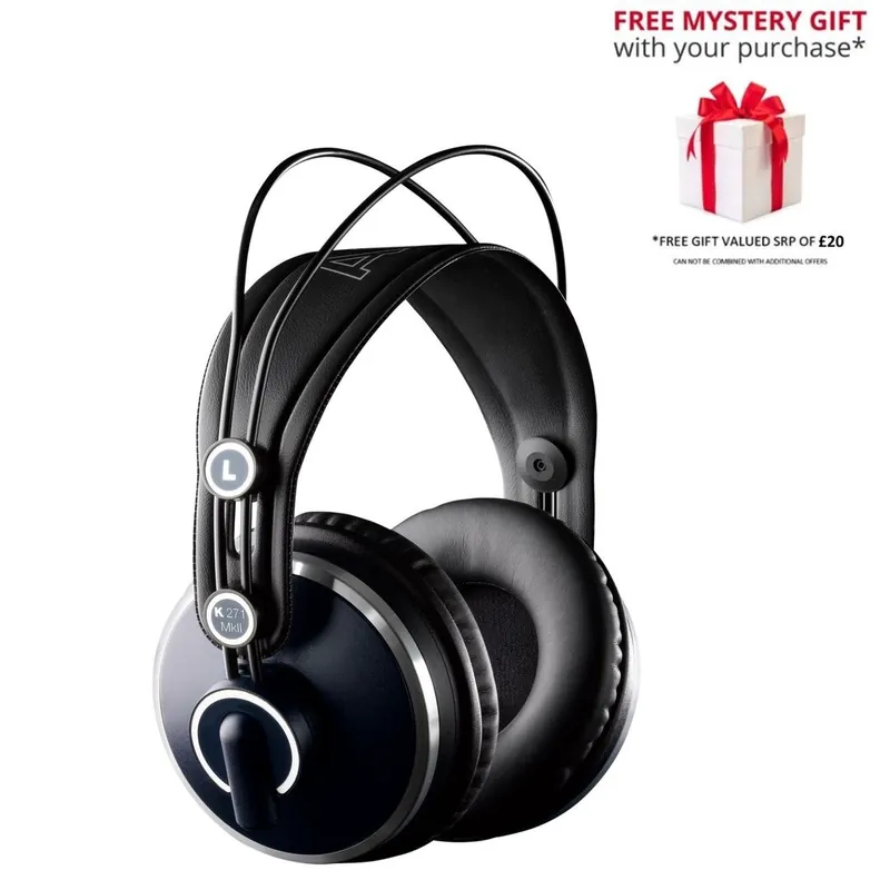 K271 MKII Over Ear Closed Back Professional Studio Headphones - AKG