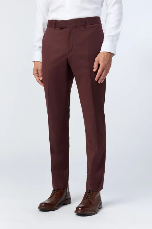 Harley Mulberry Flannel Slim Fit Trouser - Antique Rogue