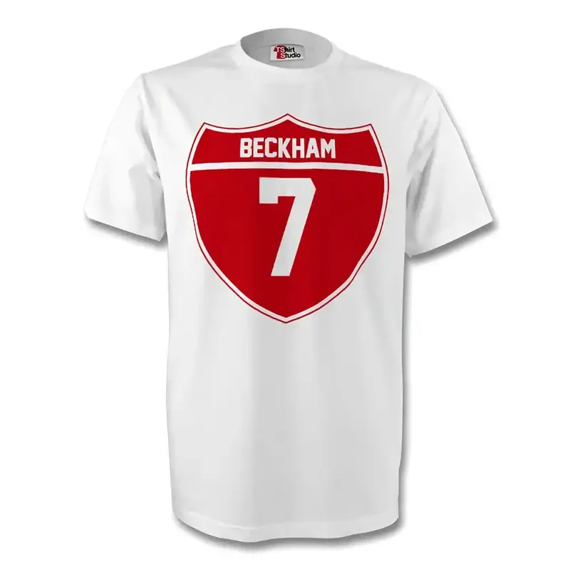 Mens David Beckham Crest Tee - England
