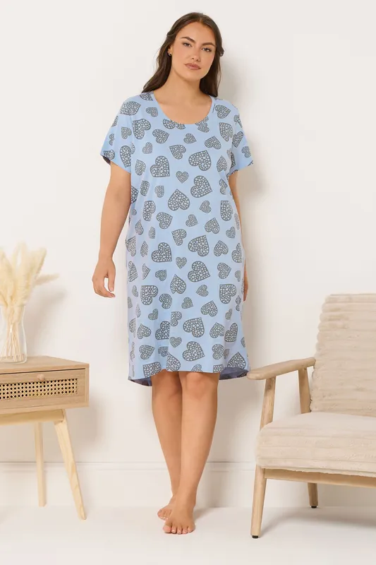 Heart Dipped Back Nightdress - Yours