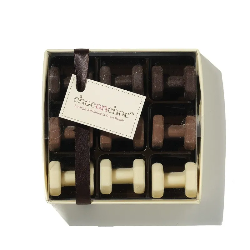 Chocolate Dumbbells - CHOC ON CHOC