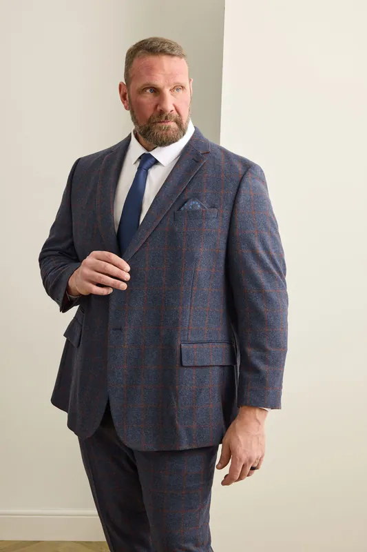 Checked Suit Jacket - BadRhino