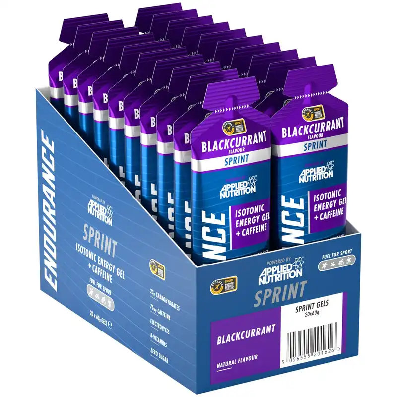 Endurance Spint Energy Gels - Blackcurrant - 20 Servings