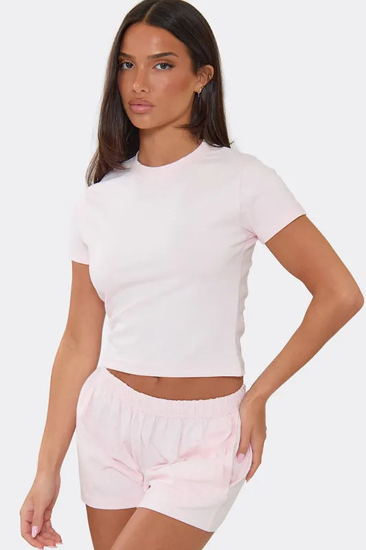 Short Sleeve Crew Neck T-shirt