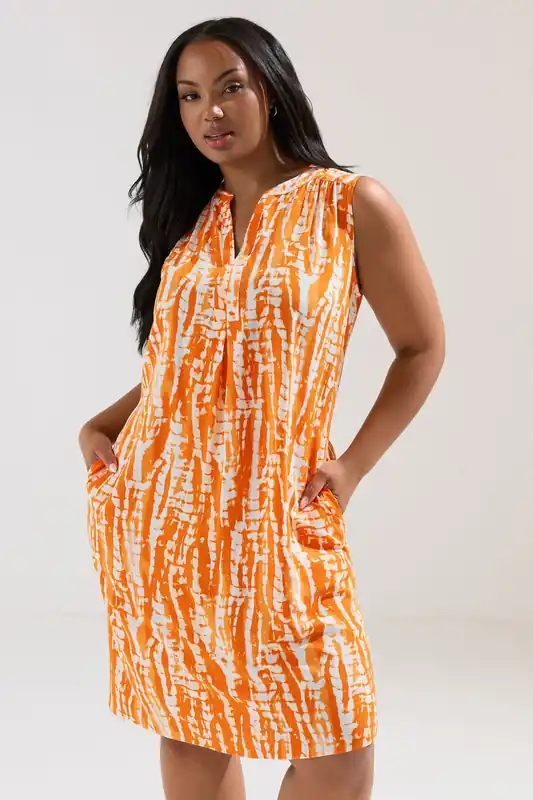 Notch Neck Mini Dress - Yours