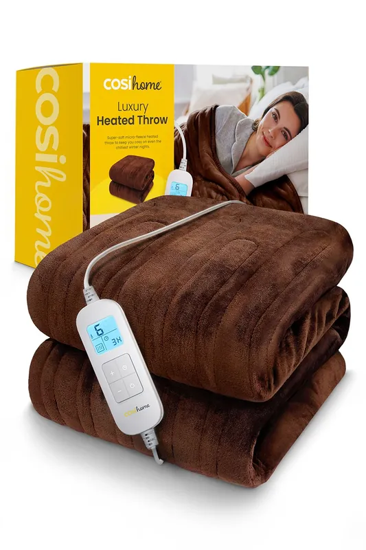 Fleece Electric Heated Throw - Cosi Home
