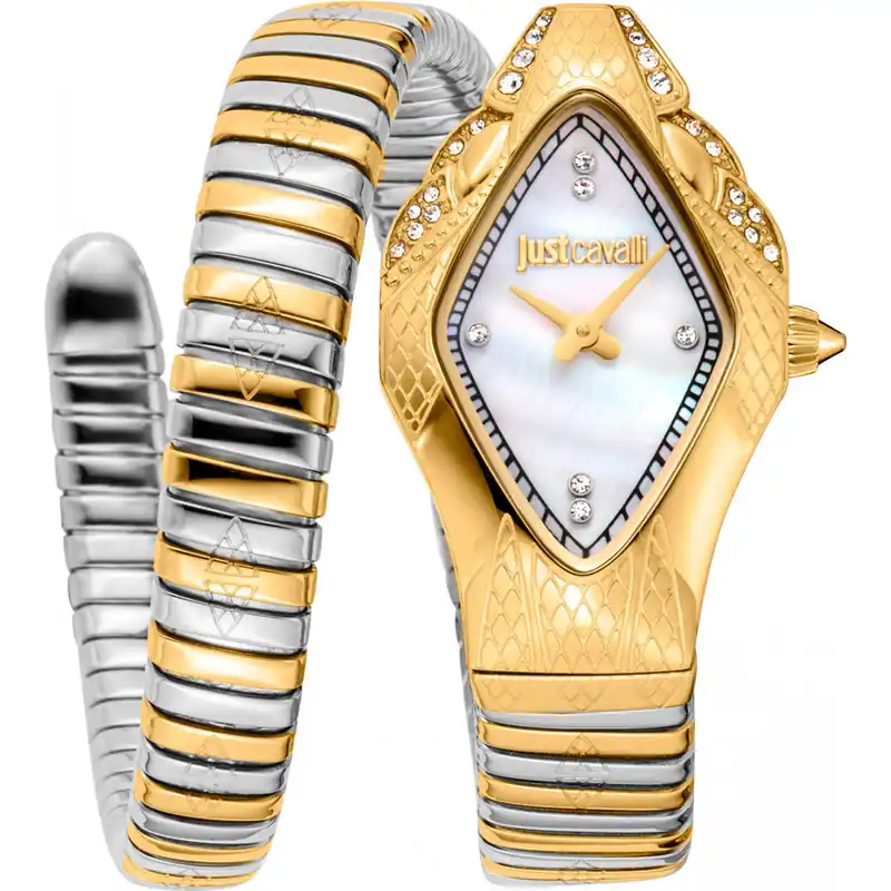 JC1L306M0065 Signature Snake 22mm Quartz Watch - Just Cavalli