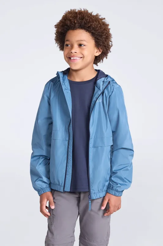 Whisper' Lightweight Hooded Casual Full Zip Water Resistant Jacket - Mountain Warehouse