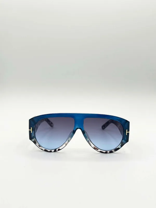Oversized Rounded Sunglasses - SVNX