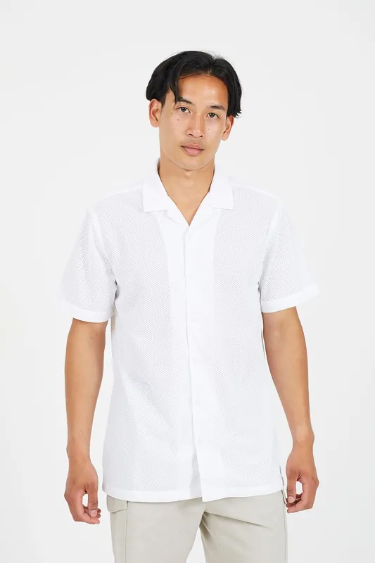 Revere Collar Short Sleeve Shirt - Brave Soul