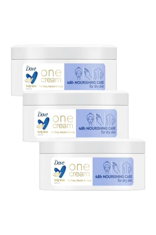 48H Nourishing 'Cream' for Dry Skin 250ml,3pk - Dove