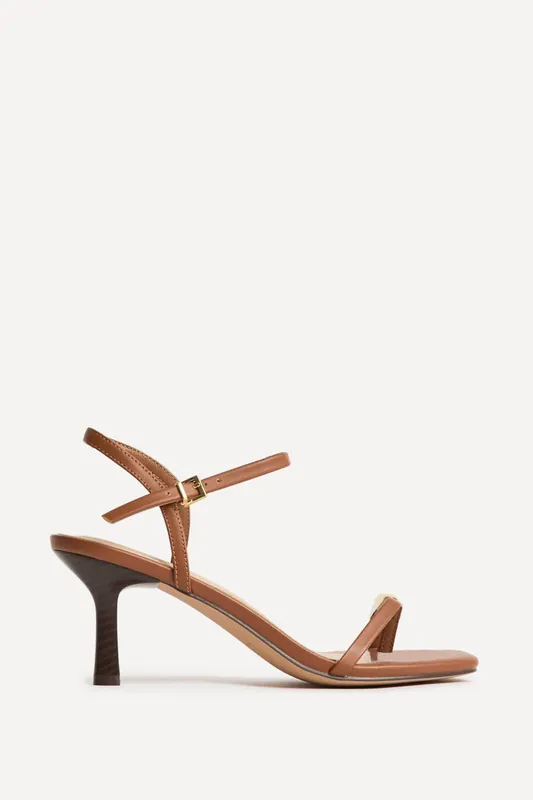 Amira Tan Heeled Sandals - Linzi