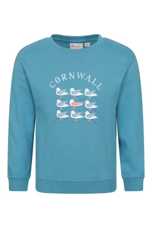 Cornwall' Lightweight Soft Casual Breathable Outdoor Sweatshirt - Mountain Warehouse